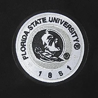 Women's Pro Standard  Black Florida State Seminoles Pearl Cropped Pullover Sweatshirt