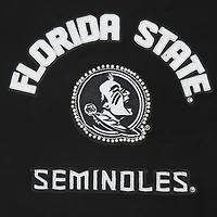 Women's Pro Standard  Black Florida State Seminoles Pearl Cropped Pullover Sweatshirt