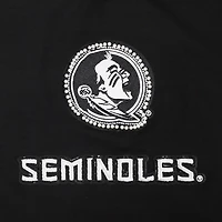 T-shirt court en forme de boîte Pro Standard noir pour femme Florida State Seminoles avec strass et perles