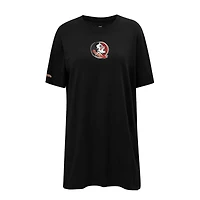 Women's Pro Standard Black Florida State Seminoles Tonal Neutral Mini T-Shirt Dress