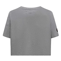 T-shirt court boxy neutre ton sur Pro Standard Heather Charcoal Florida State Seminoles pour femmes