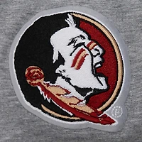 T-shirt court boxy neutre ton sur Pro Standard Heather Charcoal Florida State Seminoles pour femmes