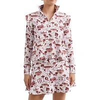 Women's Smith & Quinn White/Garnet Florida State Seminoles Tailgate Collection Grayson Top