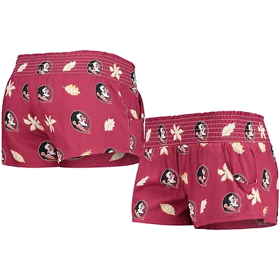 Short de plage Wes & Willy Garnet Florida State Seminoles pour femmes