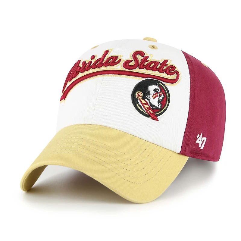 Casquette ajustable blanche « 47 Florida State Seminoles Scooter Clean Up » pour jeunes