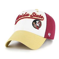 Casquette ajustable blanche « 47 Florida State Seminoles Scooter Clean Up » pour jeunes
