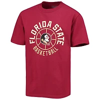 Youth Champion Garnet Florida State Seminoles Basketball T-Shirt