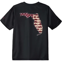 Youth Columbia Black Florida State Seminoles Terminal Tackle Omni-Shade T-Shirt