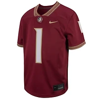 Youth Nike # Garnet Florida State Seminoles Football Game Jersey