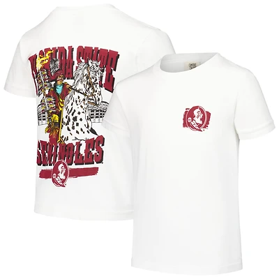 Youth White Florida State Seminoles Hyperlocal Comfort Colors T-Shirt