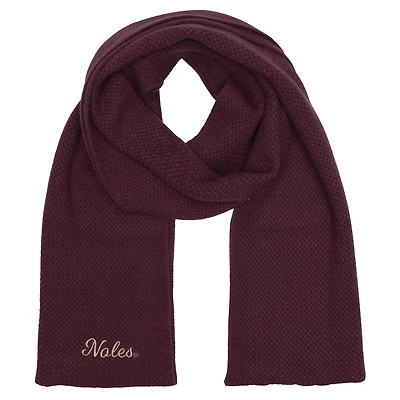 Écharpe en tricot tendance ZooZatz Garnet Florida State Seminoles