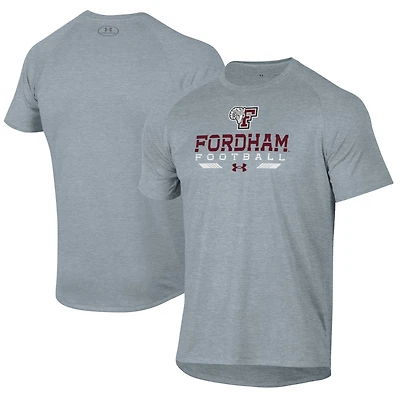 Men's Under Armour  Gray Fordham Rams Football Tech T-Shirt