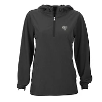 Women's Charcoal Fordham Rams Pullover Stretch Anorak Jacket