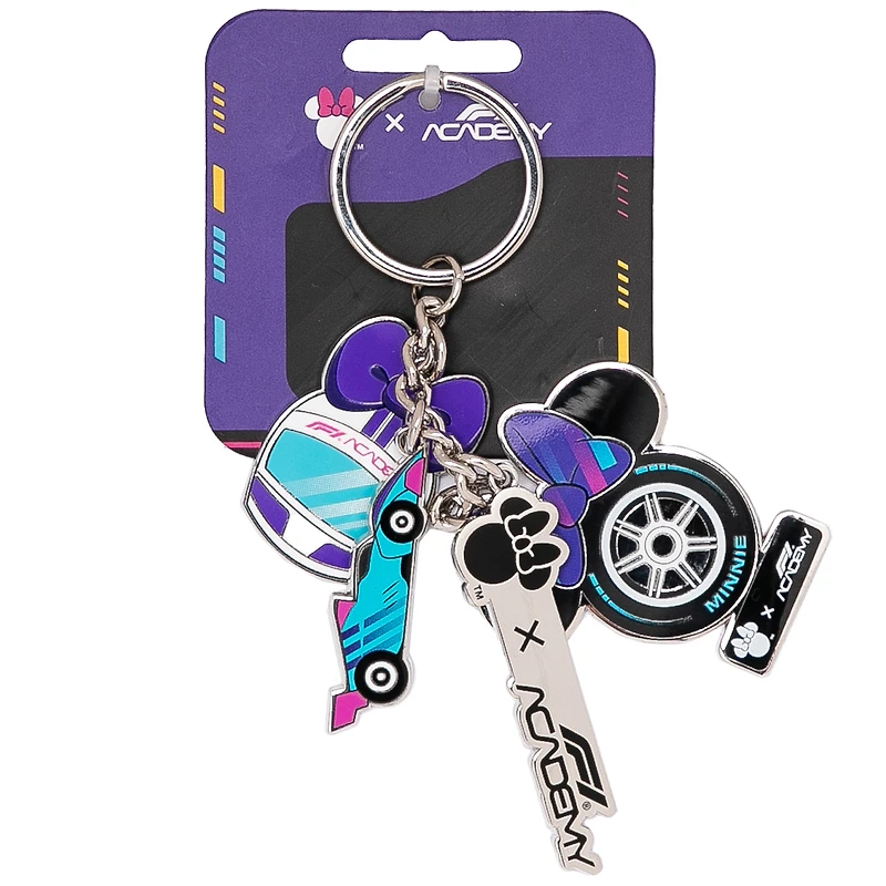 Formula 1 x Disney Minnie Mouse Charm Keychain