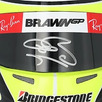 Jenson Button Brawn GP Autographed 2009 1:2 Scale Helmet