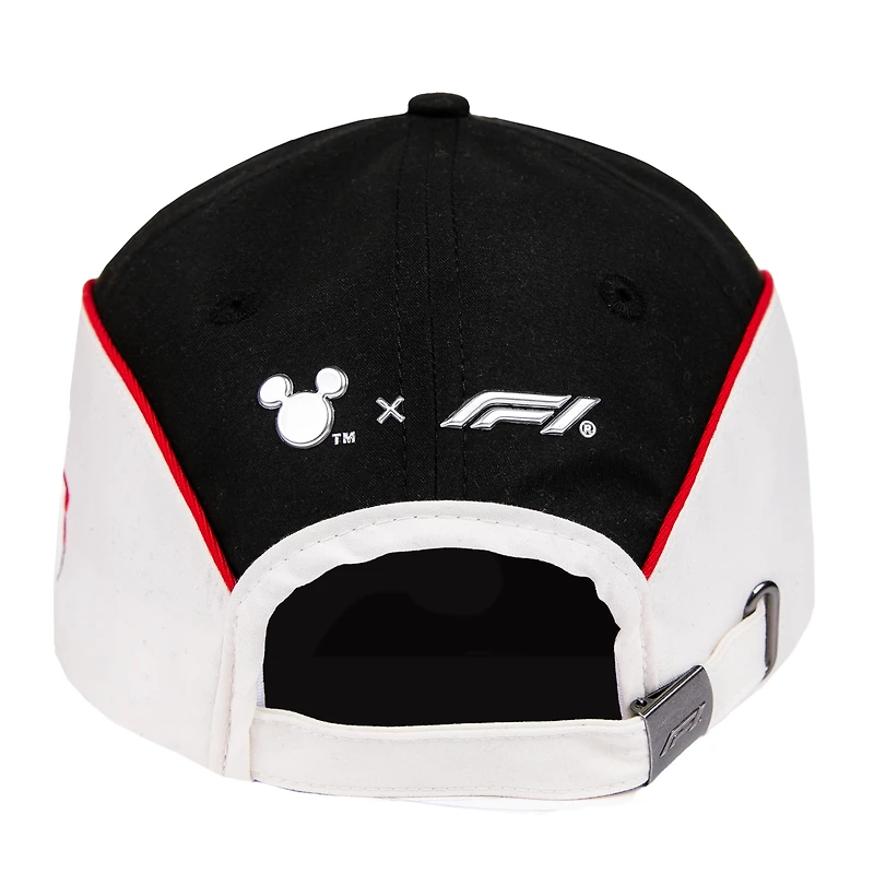 Men's  Black/White Formula 1 x Disney Race Adjustable Hat