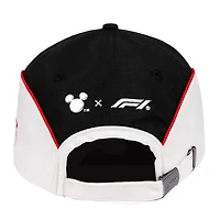 Men's  Black/White Formula 1 x Disney Race Adjustable Hat