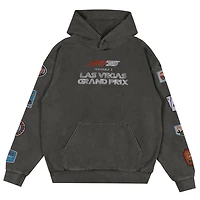 Men's Black 2025 Las Vegas Grand Prix Retro Patch Hoodie