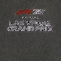 Sweat à capuche noir pour homme avec patch rétro Grand Prix de Las Vegas 2025