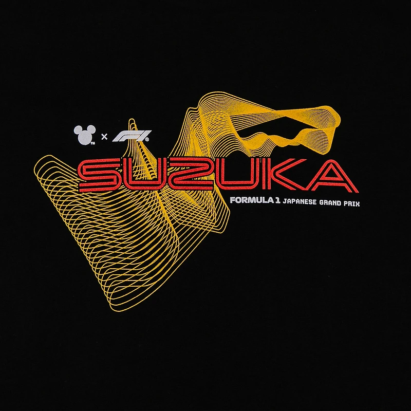 Men's Black 2026 Japan Grand Prix Formula 1 x Disney T-Shirt