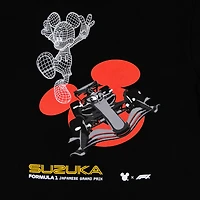 Men's Black 2026 Japan Grand Prix Formula 1 x Disney T-Shirt