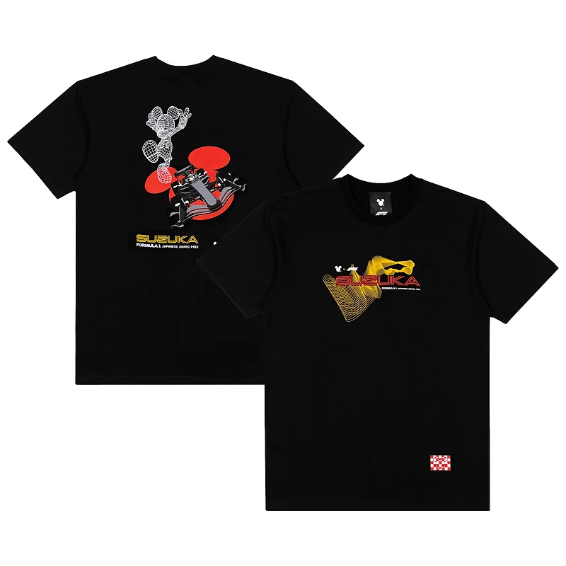 Men's Black 2026 Japan Grand Prix Formula 1 x Disney T-Shirt