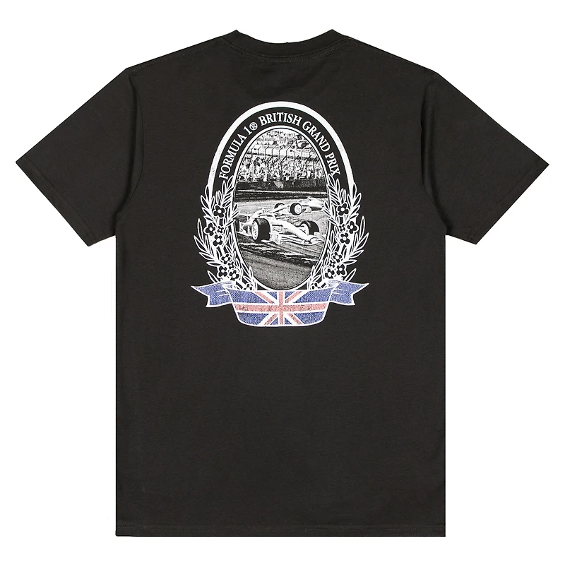 Men's  Black British Grand Prix Crest T-Shirt