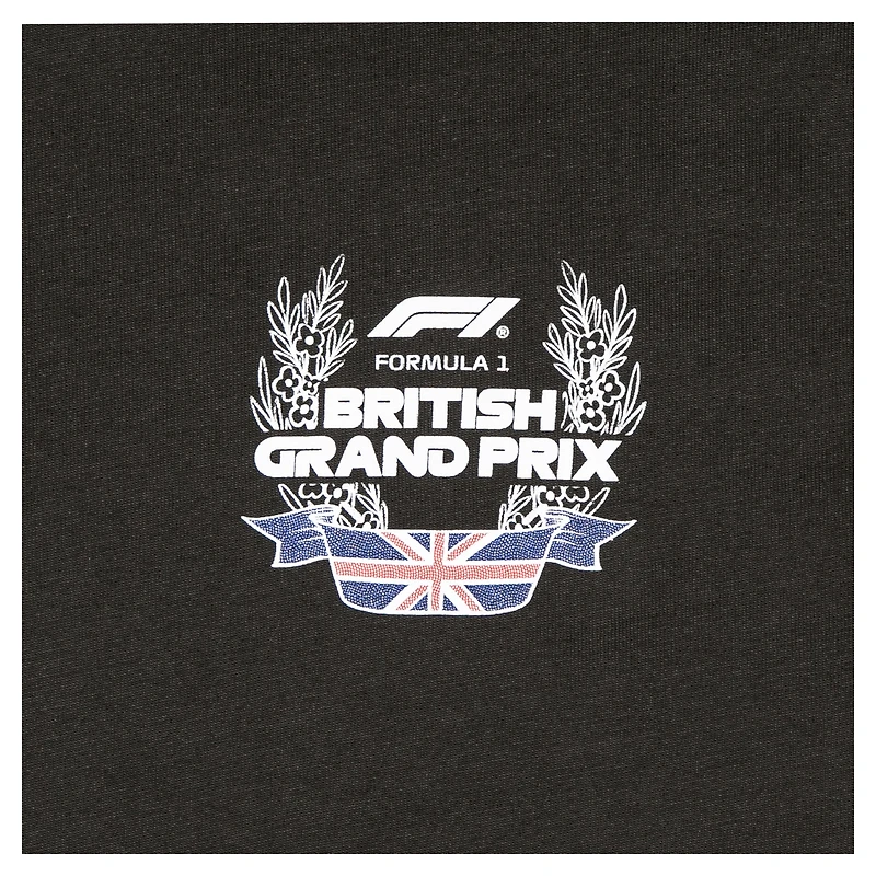 Men's  Black British Grand Prix Crest T-Shirt