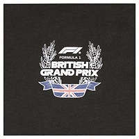Men's  Black British Grand Prix Crest T-Shirt
