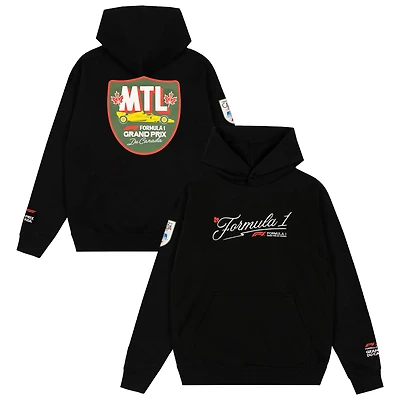 Men's Black Formula 1 2026 Canada Grand Prix MTL Badge Hoodie