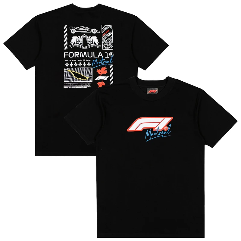 Men's Black Formula 1 2026 Canada Grand Prix Steering Boxy T-Shirt