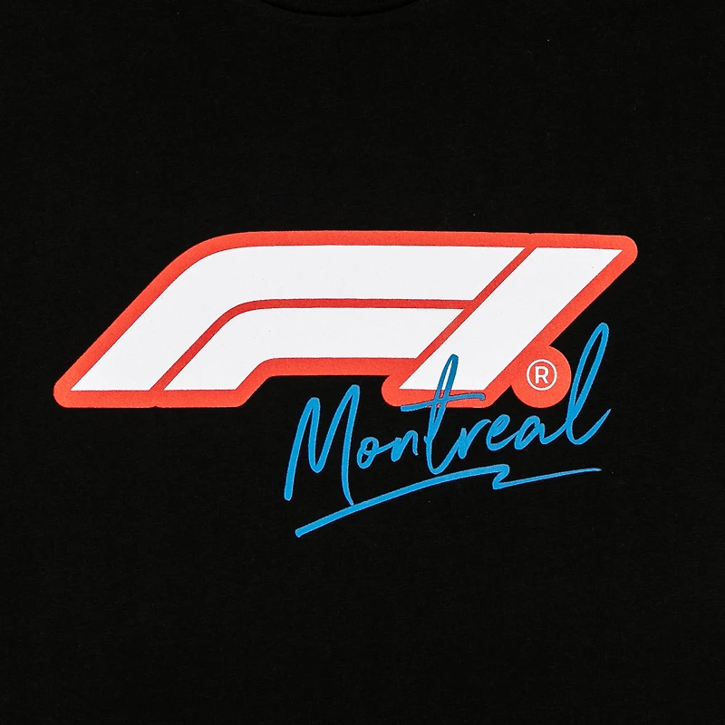 Men's Black Formula 1 2026 Canada Grand Prix Steering Boxy T-Shirt