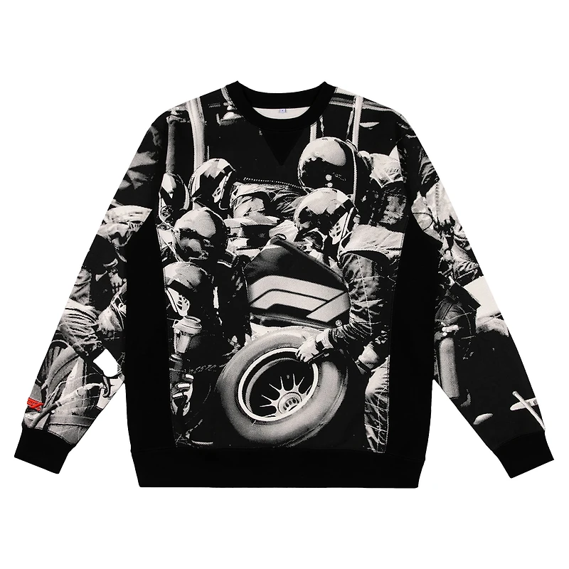 Sweat-shirt noir Formula 1 pour homme