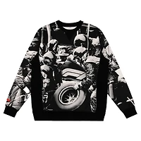 Sweat-shirt noir Formula 1 pour homme