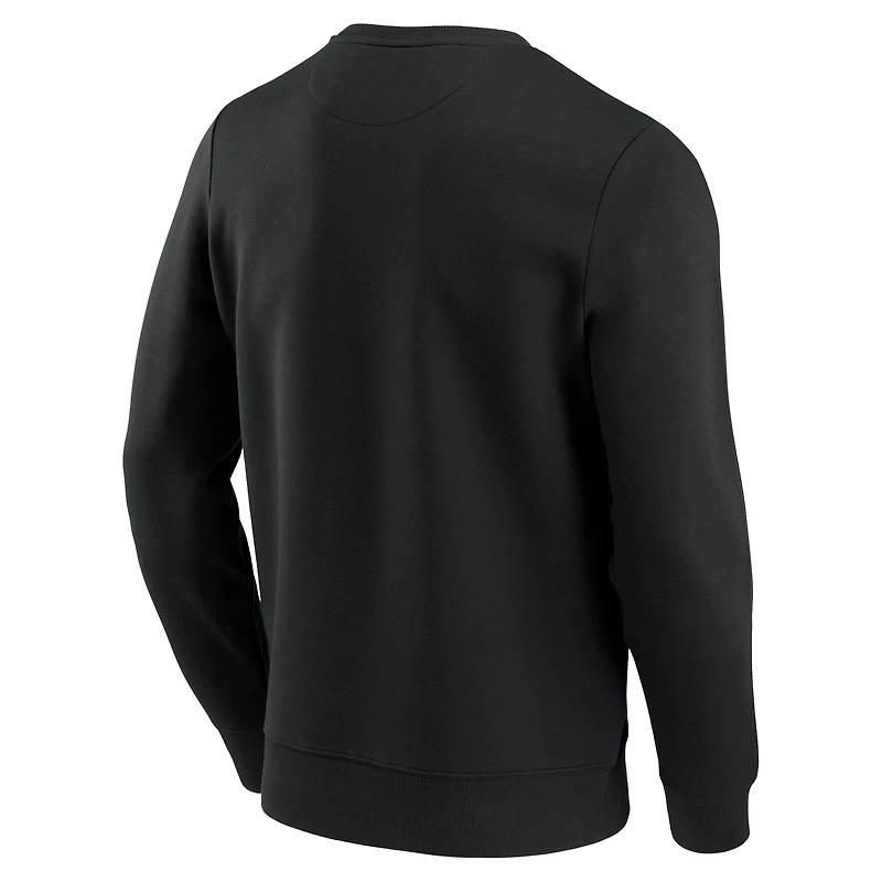 Men's Black Formula 1 Campus Icons Pullover Sweatshirt