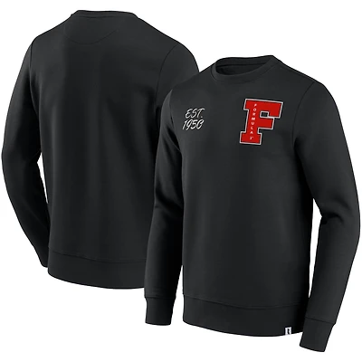 Sweat-shirt noir pour homme avec logo Campus Icons de Formule 1