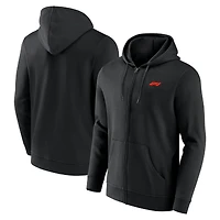 Men's Black Formula 1 Primary Full-Zip Hoodie