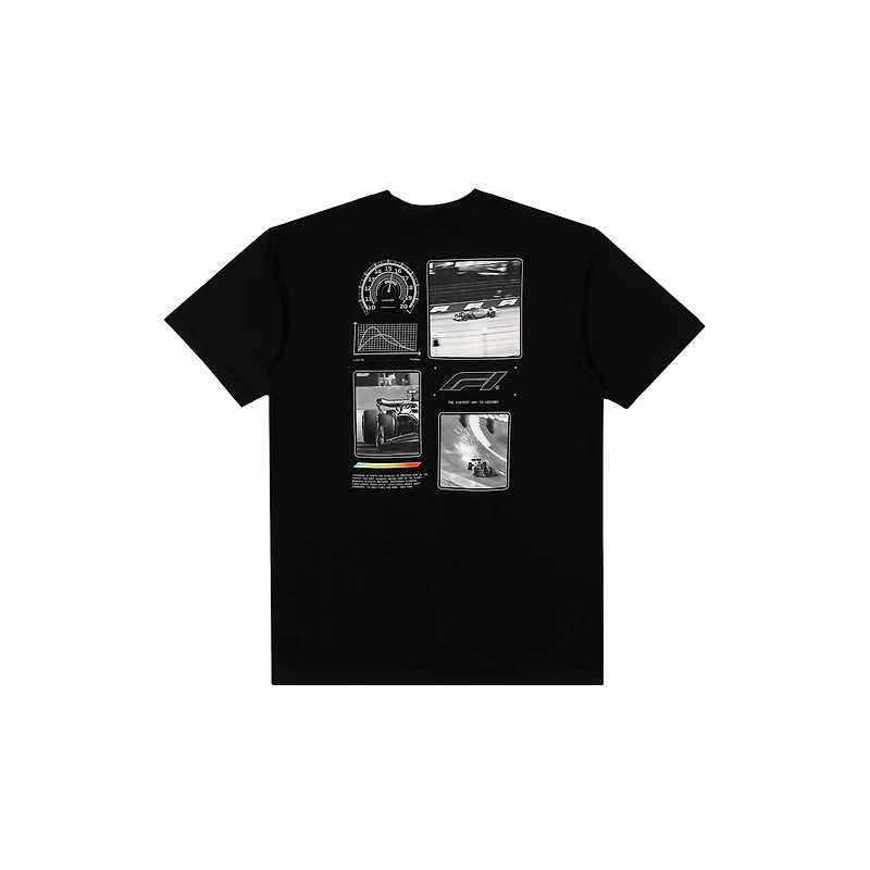 Men's Cream Formula 1 Spectacle T-Shirt