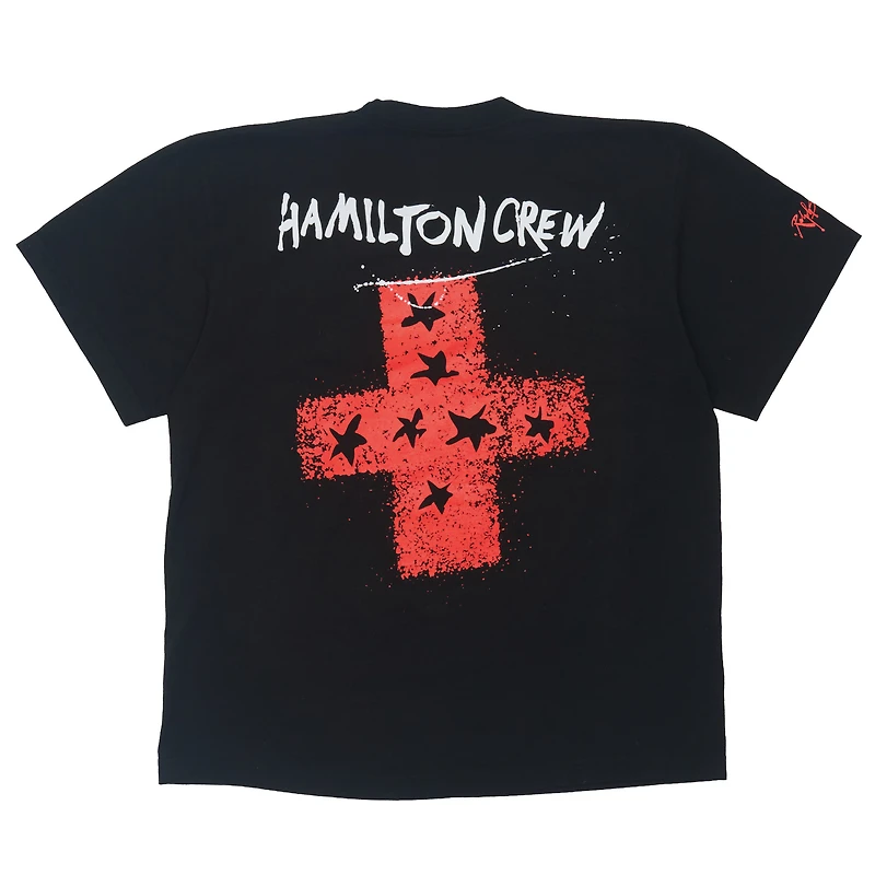 Men's  Black Formula 1 Steadman Stars T-Shirt