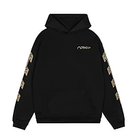 Sweat à capuche noir pour homme avec collage de photos du film Formule 1