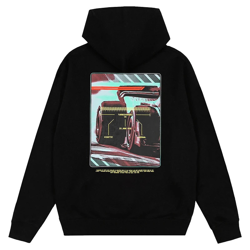 Men's White Formula 1 Turbocharged Hoodie