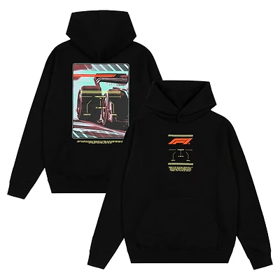 Men's White Formula 1 Turbocharged Hoodie