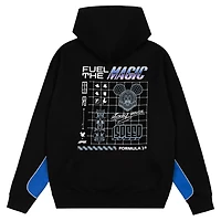 Sweat à capuche noir pour homme Formula 1 x Disney écusson