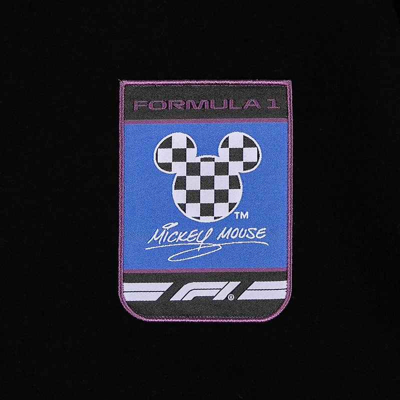 Men's Black Formula 1 x Disney Crested Hoodie