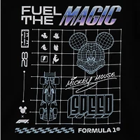 Men's Black Formula 1 x Disney Crested Hoodie