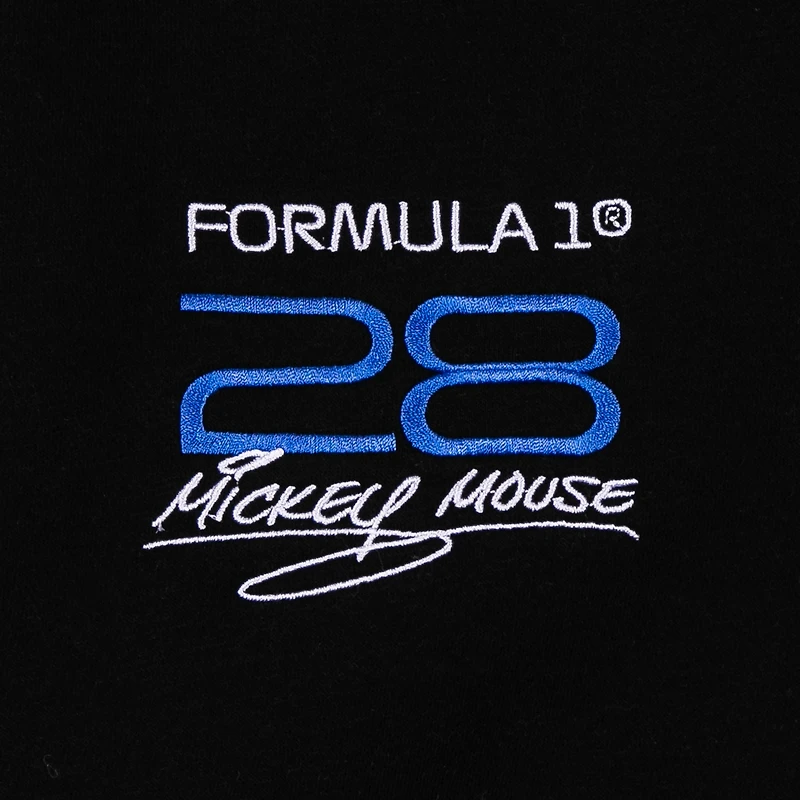 Men's Black Formula 1 x Disney Crested Hoodie