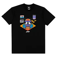 Men's  Black Formula 1 x Disney Mickey Helmet T-Shirt