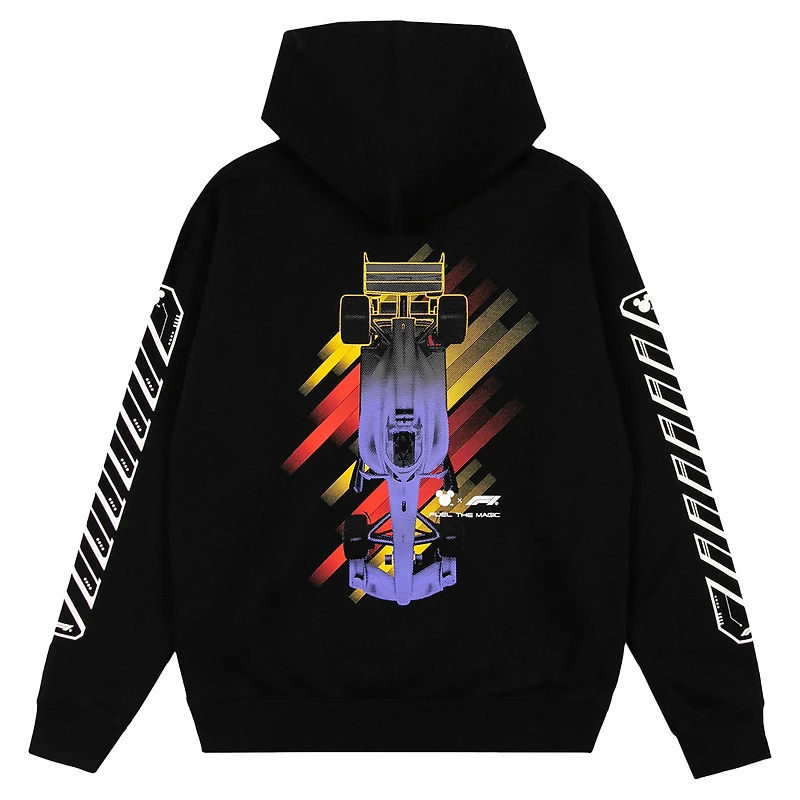 Men's Heather Gray Formula 1 x Disney Mickey Motors Hoodie