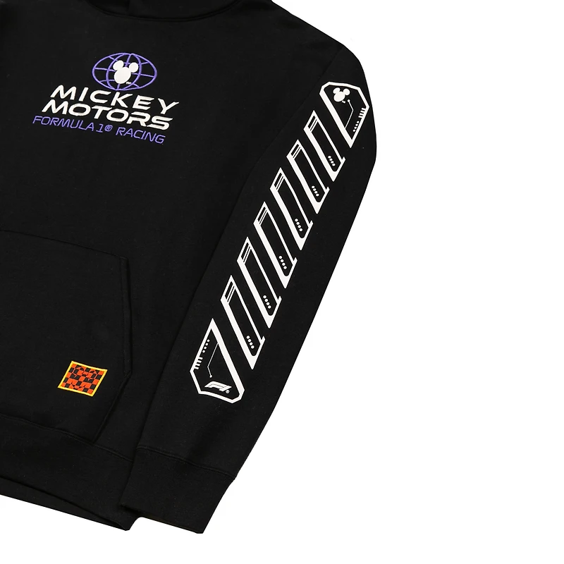 Sweat à capuche gris chiné pour homme Formula 1 x Disney Mickey Motors