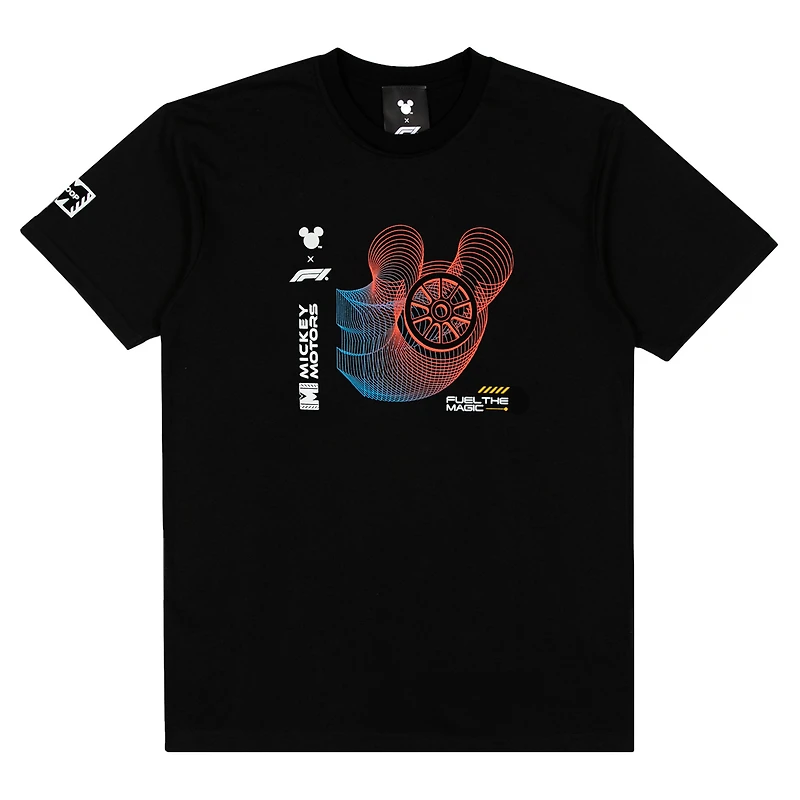 Men's Black Formula 1 x Disney Race Grid T-Shirt